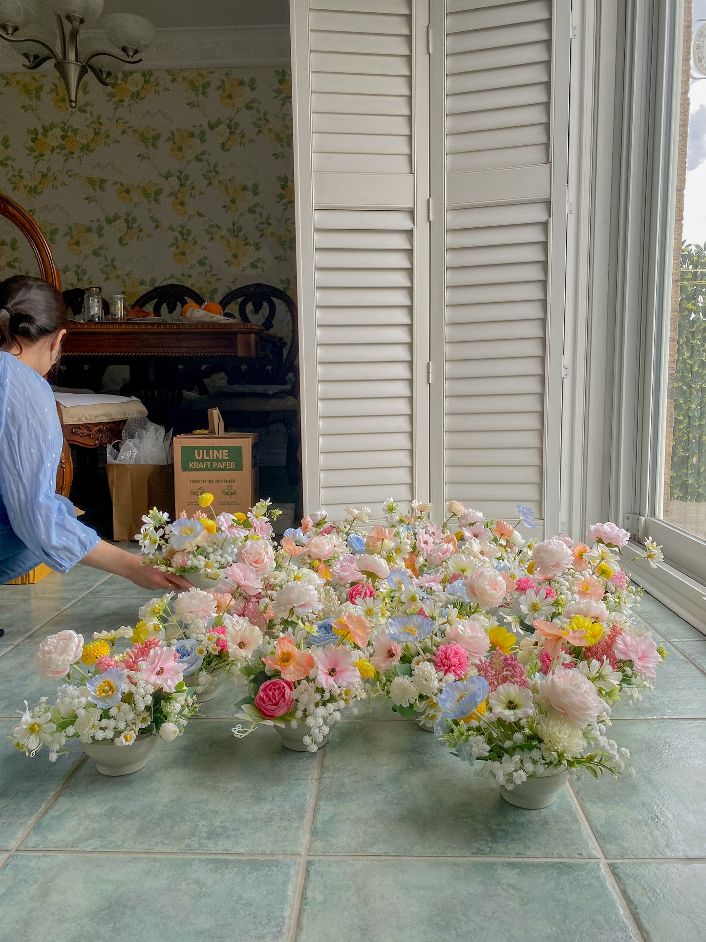 Table Arrangements for Home & Events (vase included)