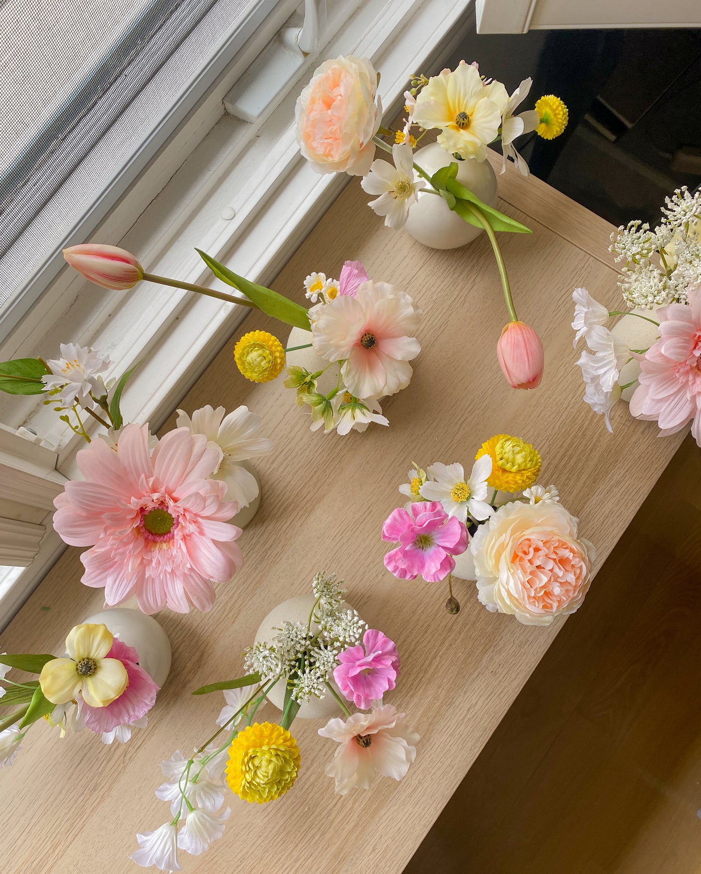 Bud Vase Arrangements (no vases)