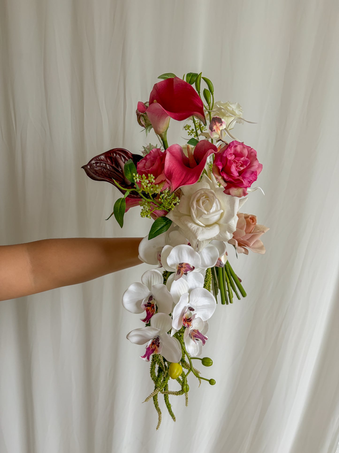 Cascading Bridal Bouquet
